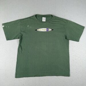 Vintage Stone Temple Pilots T Shirt Men's XL Green 1996 North American Tour